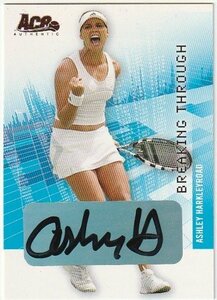 2007 ACE AUTHENTIC TENNIS Ashley Harkleroad Auto 女子テニス 直筆サインカード