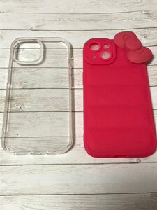 iPhone15 ケース　カバー　透明　無地　シリコン　ピンク アイフォン スマホケース クリアケース Clear