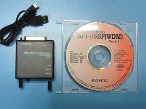 CONTEC GP-IB(USB)FL GPIB USB Micr Converter IEEE488 コンバーター コンテック GP-IB 美品 agilent HP advantest anritsu R&S