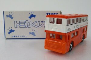 トミー　トミカくじIV（4）　1/130 ロンドンバス 香港バス(レッド×ホワイト) 定形外○【D】ukt031122