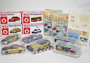 ハッピーセットトミカ×8台+パイクカー×2+さんけい みにちゃあーとキット他【ジャンク】agt020612