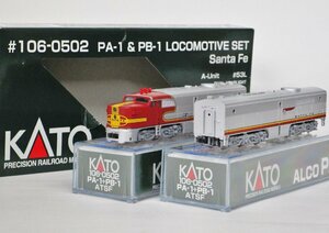 KATO #106-0502 PA-1 & PB-1 LOCOMOTIVE SET Santa Fe 機関車2両セット【ジャンク】mtn022104