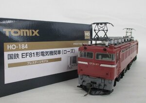 TOMIX HO-184 国鉄 EF81形電気機関車(ローズ)【ジャンク】oah031402