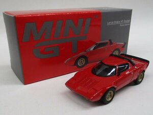 MINIGT 1/64 ランチア ストラトス HF Stradale Rosso Arancio [MGT00365-L] 定形外○【B】krt120914