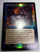 Magic:The Gathering/JUD 陰謀団式療法 Cabal Therapy/英1 FOIL_画像3