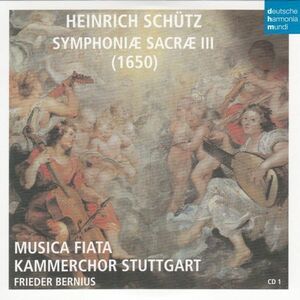 [2CD/Dhm]シュッツ:シンフォニア・サクレ第3集 Op.12/M.シュデリウス(s)他&F.ベルニウス&ムジカ・フィアータ 1988
