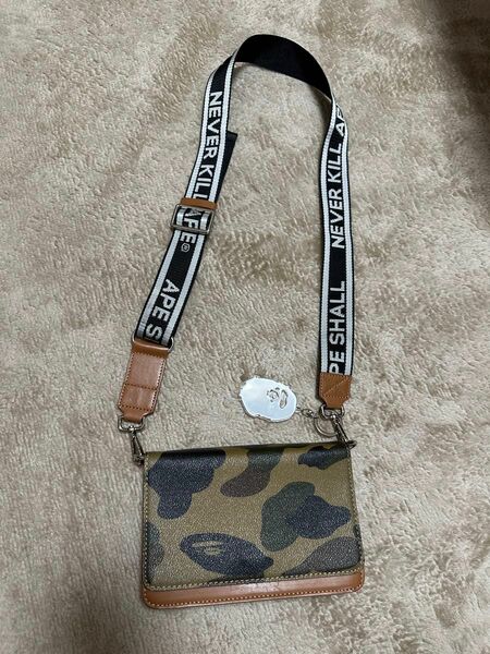 BAPE 1ST CAMO SHOULDER BAG L