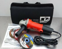 中古品 藤原産業 E-Value ディスクグラインダー EDG-550 砥石・ケース付きセット囗T巛_画像1