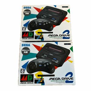 SEGA メガドライブ2ミニ ACアダプター同封版　２台　まとめて　共にAmazon購入の未開封未使用新品