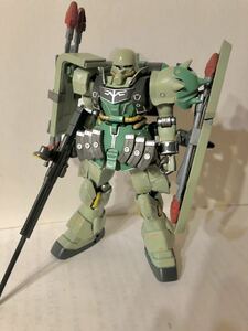 HG 1/144 ギラ・ズール　キュアロン機　塗装済み完成品