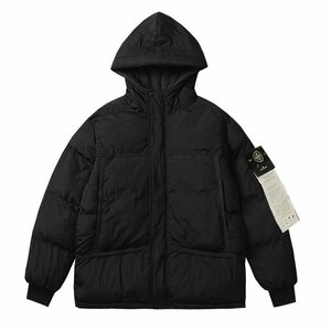 STONE ISLAND 21FW NYLON METAL DOWN JACKET TOPSTONEY ダウンジャケット コート フード付き-M