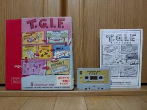 【動作品・テープ】T.G.I.F. 富士通FM-7のゲームソフト　FUJITSU