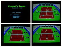 【箱説有・動作品・カートリッジ】コナミのテニス KONAMI TENNIS MSXのゲームソフト_画像10