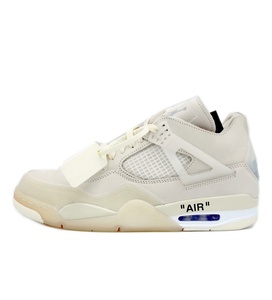 ナイキ NIKE × オフホワイト OFF WHITE ■ 【 WMNS AIR JORDAN 4 RETRO SP SAIL CV9388 100 】 4 レトロ セイル スニーカー　f21296