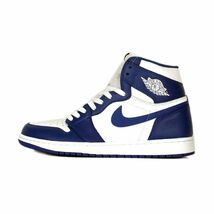 ナイキ NIKE ■ 【 AIR JORDAN 1 RETRO HIGH OG STORM BLUE 555088 127 】 エア ジョーダン 1 ハイ オージー スニーカー f17391_画像1