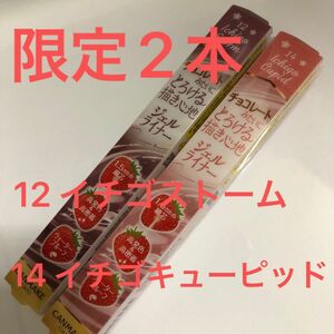 2本 限定 キャンメイク クリーミータッチライナー 12 イチゴストーム & 14 イチゴキューピッド