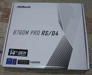 ASRock LGA1700 B760 Micro ATX マザーボード B760M Pro RS/D4