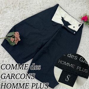 コムデギャルソンオムプリュス COMME des GARCONS HOMMEPLUS メンズ Sサイズ スラックス 長ズボン オシャレ 黒 ブラック 送料無料