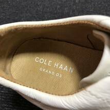 【コールハーン】本物 COLE HAAN 靴 27.5cm 白 スニーカー カジュアルシューズ 本革 レザー 男性用 メンズ 9 1/2 M_画像9