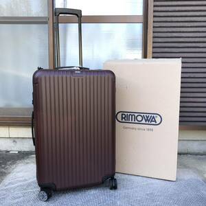  unused goods [ Rimowa ] genuine article RIMOWA suitcase SALSA salsa multi Wheel 4 wheel TSA lock 810.73.14.4 Carry case 87L bag box have 