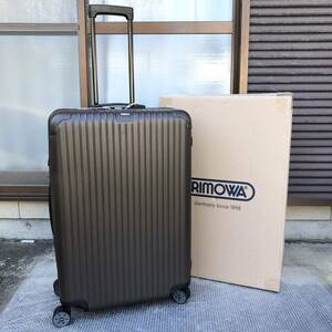 Неиспользованный предмет [Rimowa] Real Rimowa Suitcase Suptsal Salsa Salsa Salsa Salsa Multi -Wool 4 Wheels TSA Lock 810.77.38.4.