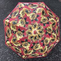 【ディオール】本物 Christian Dior 傘 ひまわり 花柄 全長88cm 雨傘 アンブレラ 雨具 長傘 メンズ レディース_画像4