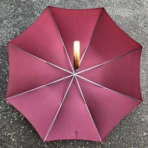 【ブルガリ】本物 BVLGARI 傘 全長106cm 大傘 雨傘 アンブレラ 雨具 長傘 メンズ レディースの画像6