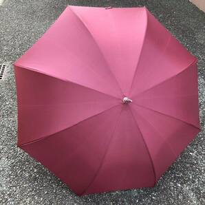 【ブルガリ】本物 BVLGARI 傘 全長106cm 大傘 雨傘 アンブレラ 雨具 長傘 メンズ レディースの画像4