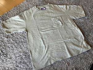 THE NORTH FACE 　PURPLE LABEL Tシャツ/L/コットン/GRY/nt3760n