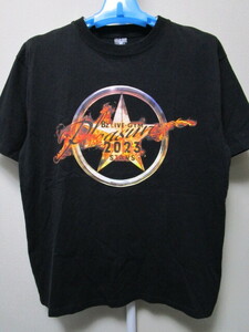 B'z LIVE-GYM Pleasure 2023 -STARS-　ツアーＴシャツ・Ｌ（稲葉浩志松本孝弘コンサートライブツアーグッズウエア）