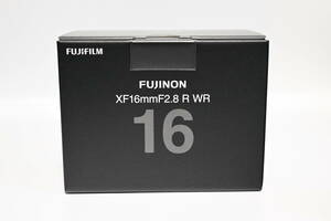 ★送料無料　 FUJIFILM (フジフイルム) フジノン XF16mm F2.8 R WR ブラック　中古美品★