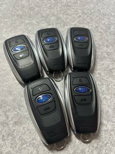 SUBARU スバル スマートキー！3ボタン！5個セット！纏め売り！基盤番号281451-5801！4個 231451-7000！1個 格安スタート！売り切り！