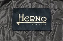 18AW 定価12.6万 美品 HERNO ヘルノ HERNOTECH ウール メルトン チェスターコート CA0045U 中綿 ベージュメンズ 46_画像3