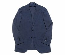 20SS 超美品 TOMORROWLAND PILGRIM ピルグリム Ermenegild Zegna ゼニア TRAVELLER トロピカルウールシルク ジャケット ネイビー メンズ 42_画像1