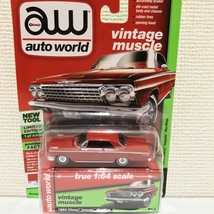 Autoworldオートワールド/'62 Chevyシボレー Impalaインパラ 赤 1/64_画像4