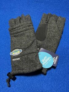 *.... fleece gloves mitten with cover black size F fugu, fishing, fresh water, sea water, outdoor, high King, snowboard, ski, other .