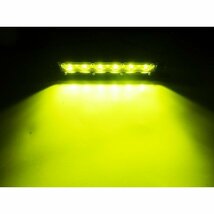 【訳アリ】 12v 24v 18W 黄色 イエロー LED フォグランプ CREE LED 四駆 ジムニー ランドクルーザー サーフ パジェロ 在庫処分 送料無料_画像3