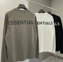 ESSENTIALS エッセンシャルズ ロンT 長袖　Tシャツ　　ホワイト_画像1