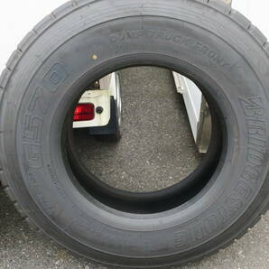 BRIDGESTONE G570 DUNP TRUCK FRONT 11R22.5 14ＰＲ 2本の画像2