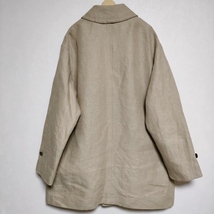 A.PRESSE Linen Half Coat リネンハーフコート 定価121000円 コート 23SS ベージュ アプレッセ 4-0303M F95246_画像2