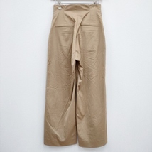 Graphpaper 新品 Rayon Satin Stretch Basic Pants GL191-40082B 定価28600円 00 パンツ ベージュ グラフペーパー 4-0314M F95627_画像2