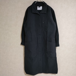 MHL. 595-1158501 DRY COTTON LINEN ワークコートドレス サイズ2 ワンピース 2020 ブラック エムエイチエル 4-0315M 234093