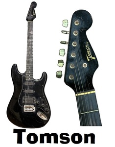  редкий 80 годы Tom ..Tomson★. Be metal specification Fender Stratocaster ★ полный покраска черный ★ одиночный x2. ветчина .. машина 