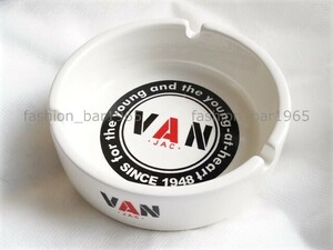 希少★VAN JAC ベルソンジャパン★丸VAN SINCE 1948 陶器トレー☆アッシュトレイ 灰皿 /ノベルティ アイビー ヴァンヂャケット Kent SCENE