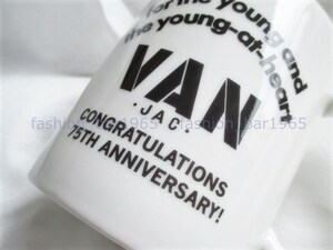 希少★VAN JAC ヴァンヂャケット★75th Anniversary☆限定デザイン アーチロゴ☆プレミアム マグカップ/アイビー SCENE Kent J.PRESS