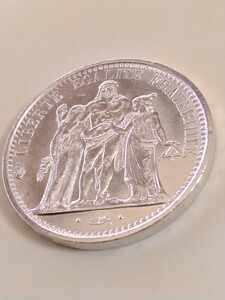 フランス 1966 10フラン銀貨 Hercules