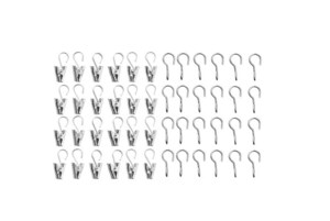 IKEA RIKTIG curtain hook clip attaching 24 piece 