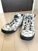 MARK&LONA マークアンドロナ ×gravis スパイクレス ゴルフシューズ スカル ホワイト系 サイズ28_画像1