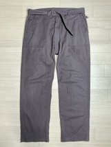 PHINGERIN/フィンガリン/22SS/BONTAGE PANTS PURPLE/ボンテージパンツ/PD-221-BT-041/カットオフ加工/ツイル素材/パープル_画像2