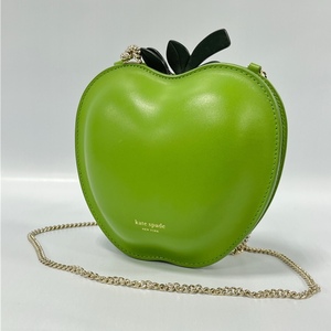 kate spade NEW YORK/ケイトスペード/Picnic Green Apple Worm Leather Crossbody Bag/ピクニック グリーンアップル /ショルダーバッグ